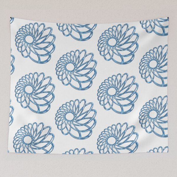 Item preview, Blue Chrome Loop Bloom designed and sold by HoRC.