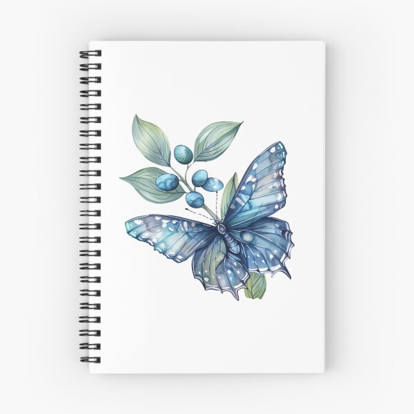 Item preview, Blue Butterfly | Elegant Nature Aesthetic Art designed and sold by Mandayartstudio.