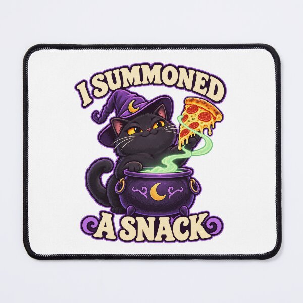 Item preview, I Summoned a Snack — Funny Witch Cat designed and sold by SAS-Designer.