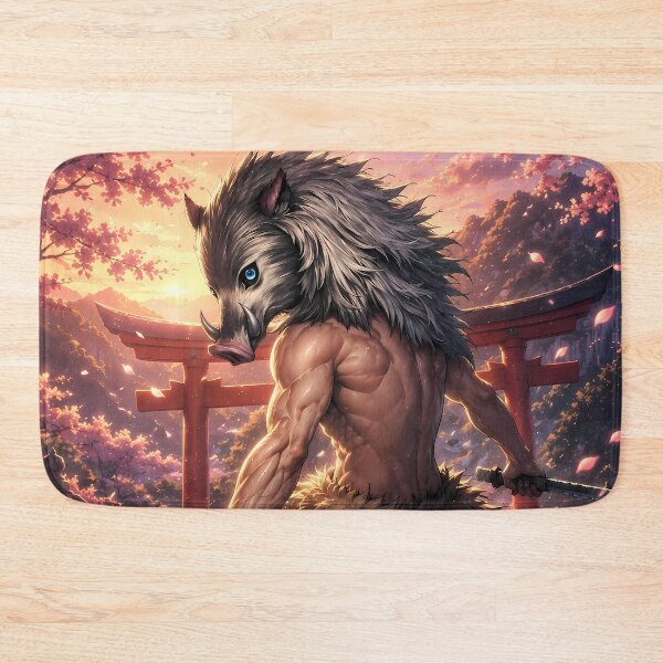 Item preview, Inosuke Hashibira Demon Slayer Sakura Shrine Guardian designed and sold by SolenneAzur.