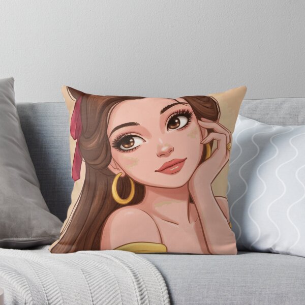 Item preview, Belle Beauty Princess Portrait in Yellow Dress designed and sold by JarekWinslow.
