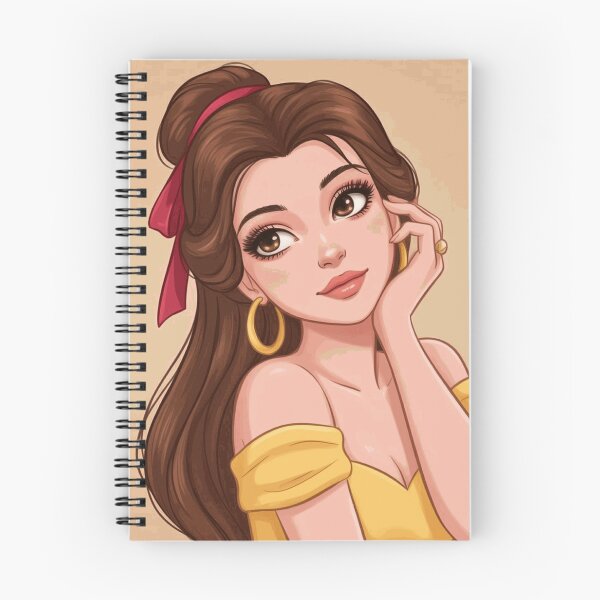 Item preview, Belle Beauty Princess Portrait in Yellow Dress designed and sold by JarekWinslow.