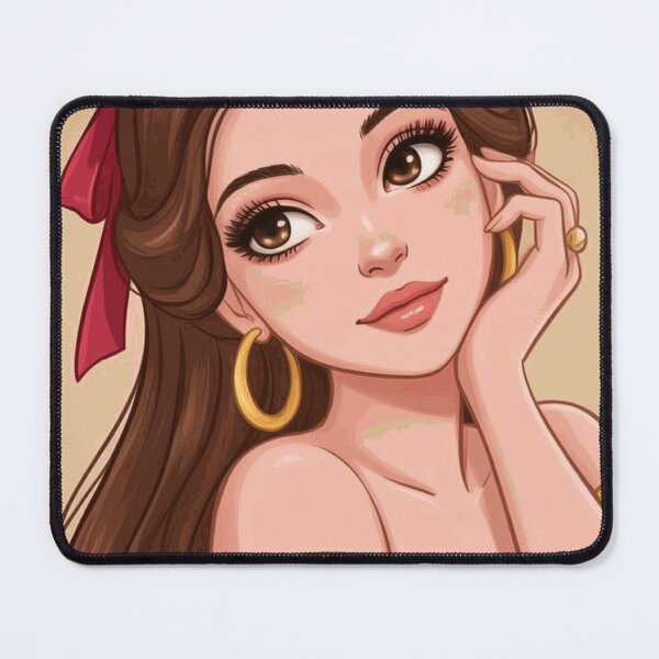 Item preview, Belle Beauty Princess Portrait in Yellow Dress designed and sold by JarekWinslow.