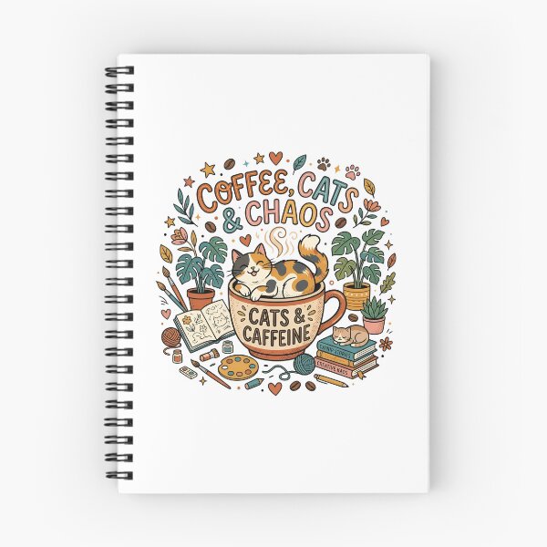 Item preview, Cofee, Cats, & Chaos designed and sold by decimalades.