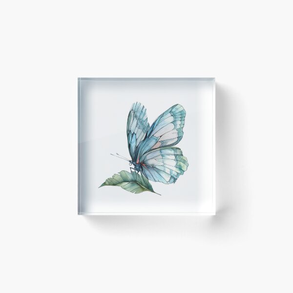 Item preview, Blue Butterfly | Elegant Nature Aesthetic Art designed and sold by Mandayartstudio.