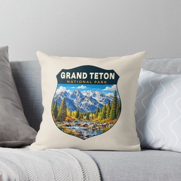 Item preview, Grand Teton National Park Retro Sticker designed and sold by Gideon Emmerich.