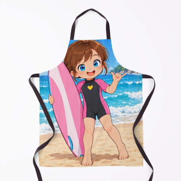 Item preview, Kenzie Surfer Girl Cartoon Character Design designed and sold by Kenzie & Co.
