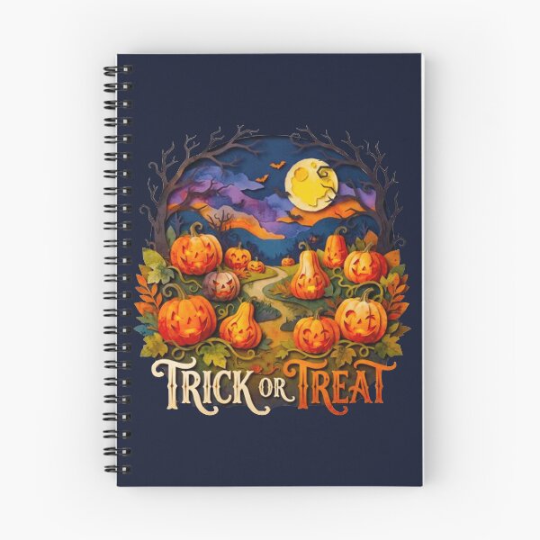 Item preview, Trick or Treat - 3D Papercut Spooky Pumpkin Patch Halloween Art designed and sold by MT-Hub | Art for Every Soul.