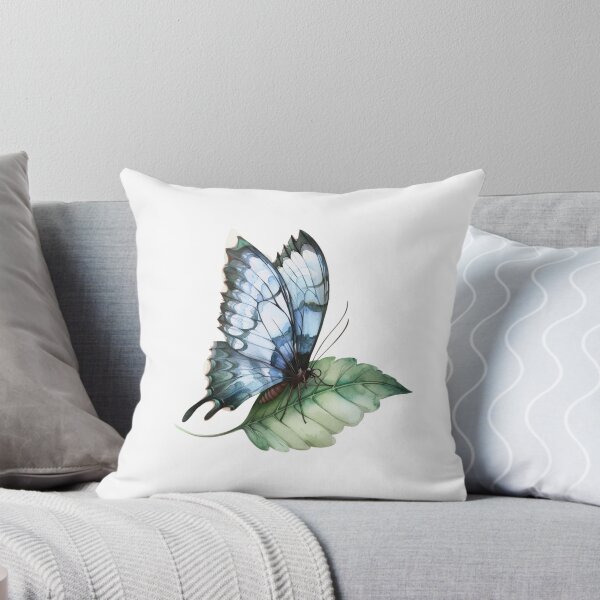 Item preview, Blue Butterfly | Elegant Nature Aesthetic Art designed and sold by Mandayartstudio.