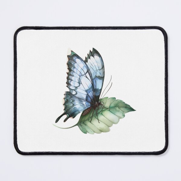 Item preview, Blue Butterfly | Elegant Nature Aesthetic Art designed and sold by Mandayartstudio.