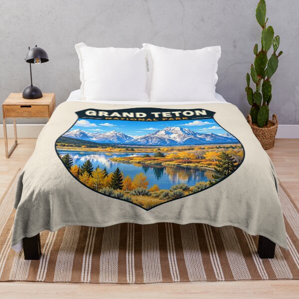 Item preview, Grand Teton National Park Retro Sticker designed and sold by Gideon Emmerich.