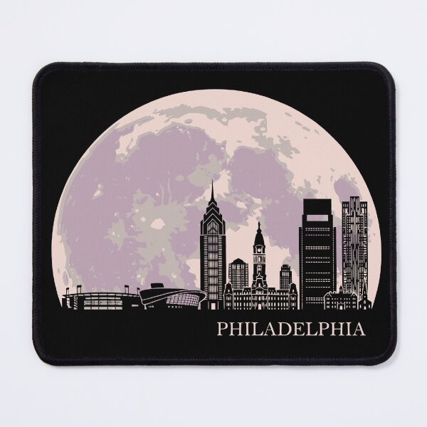 Item preview, Philadelphia Moonlight Skyline designed and sold by Travelpeak.