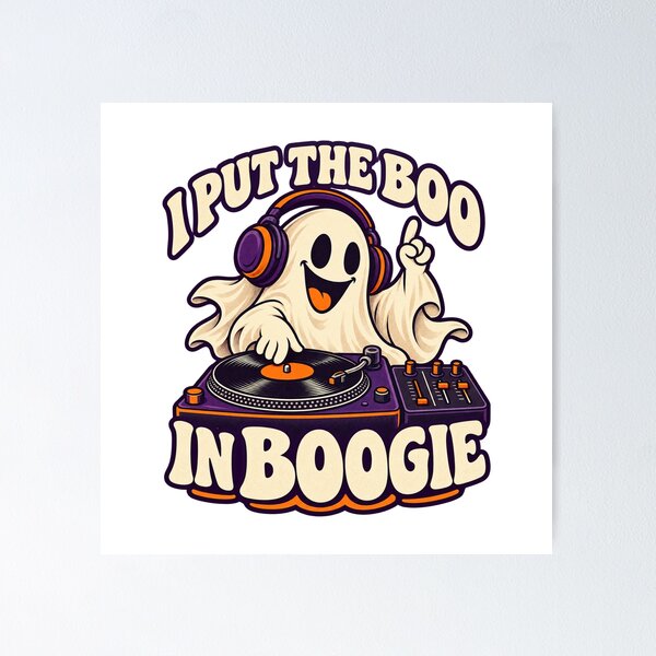 Item preview, Ghost DJ — I Put the Boo in Boogie designed and sold by SAS-Designer.