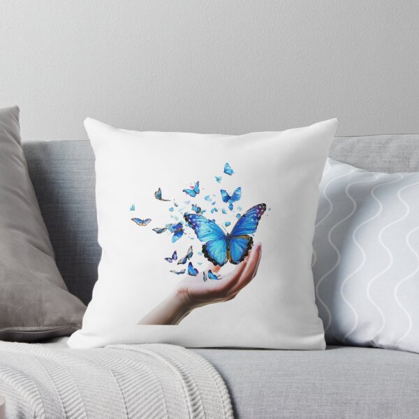 Item preview, Blue Butterfly | Elegant Nature Aesthetic Art designed and sold by Mandayartstudio.