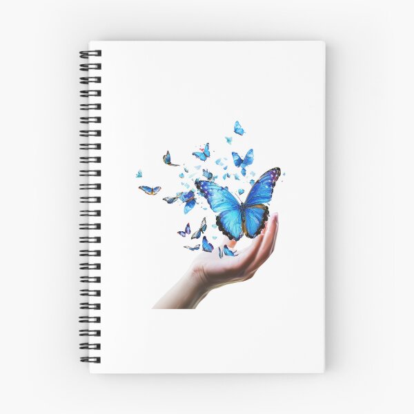 Item preview, Blue Butterfly | Elegant Nature Aesthetic Art designed and sold by Mandayartstudio.