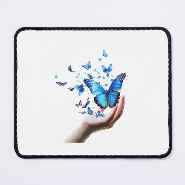 Item preview, Blue Butterfly | Elegant Nature Aesthetic Art designed and sold by Mandayartstudio.