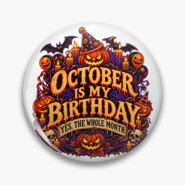 Item preview, Spooky October Birthday Halloween designed and sold by QuiteOrbit.