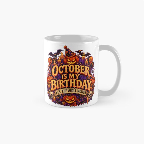 Item preview, Spooky October Birthday Halloween designed and sold by QuiteOrbit.