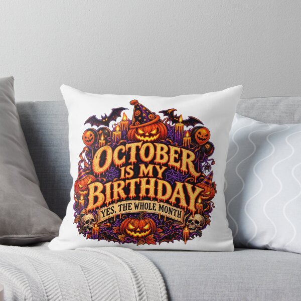 Item preview, Spooky October Birthday Halloween designed and sold by QuiteOrbit.