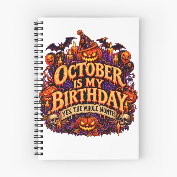 Item preview, Spooky October Birthday Halloween designed and sold by QuiteOrbit.