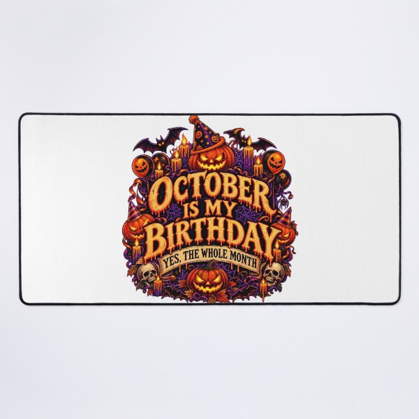 Item preview, Spooky October Birthday Halloween designed and sold by QuiteOrbit.