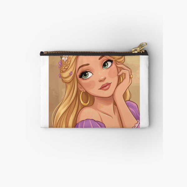Item preview, Rapunzel Long Blonde Hair Purple Princess Portrait designed and sold by JarekWinslow.