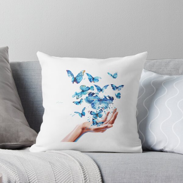 Item preview, Blue Butterfly | Elegant Nature Aesthetic Art designed and sold by Mandayartstudio.