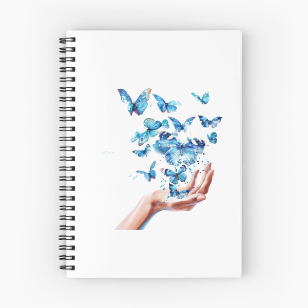 Item preview, Blue Butterfly | Elegant Nature Aesthetic Art designed and sold by Mandayartstudio.