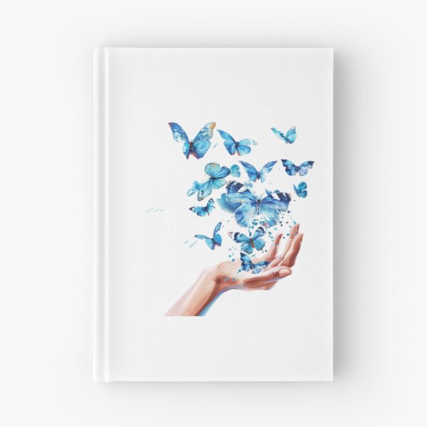 Item preview, Blue Butterfly | Elegant Nature Aesthetic Art designed and sold by Mandayartstudio.