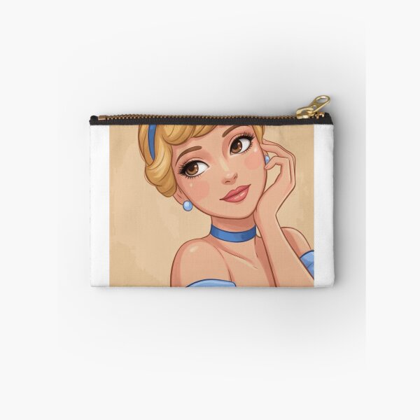 Item preview, Cinderella Blue Dress Classic Princess Portrait designed and sold by JarekWinslow.