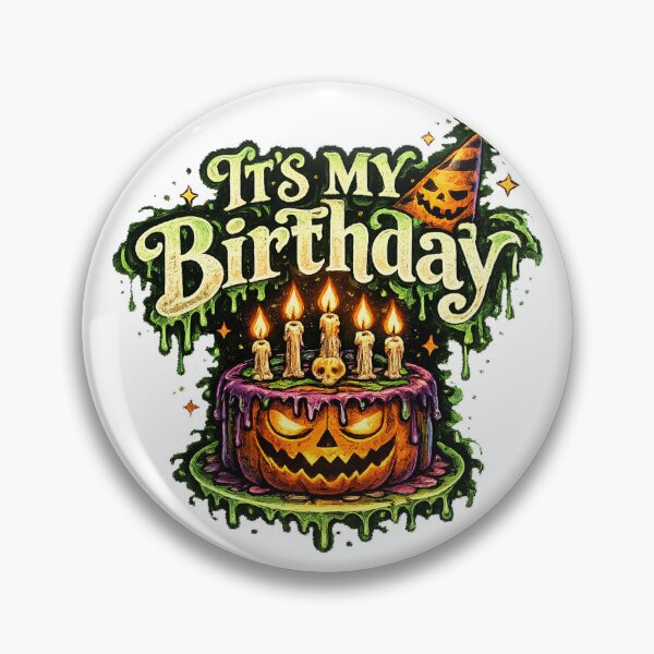 Item preview, My Birthday Is In October Halloween designed and sold by QuiteOrbit.