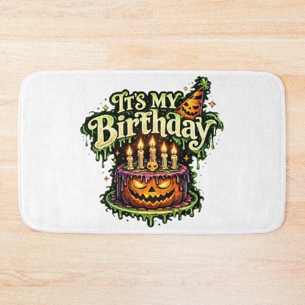 Item preview, My Birthday Is In October Halloween designed and sold by QuiteOrbit.