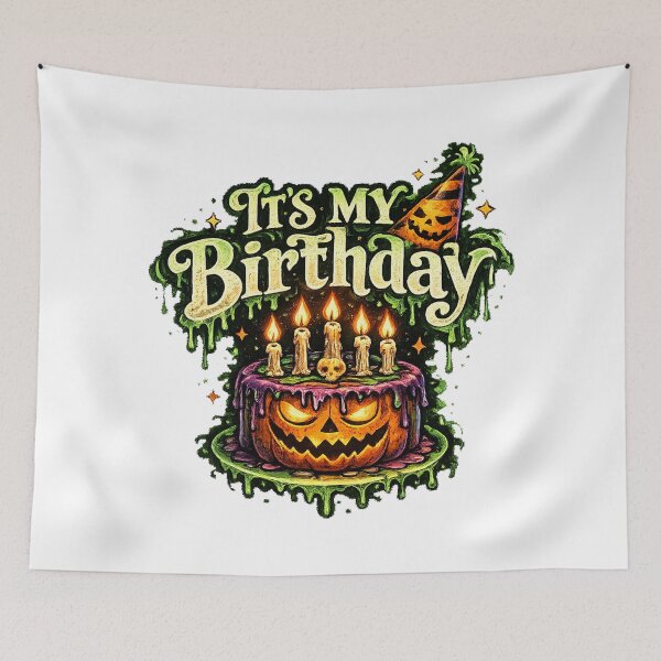 Item preview, My Birthday Is In October Halloween designed and sold by QuiteOrbit.