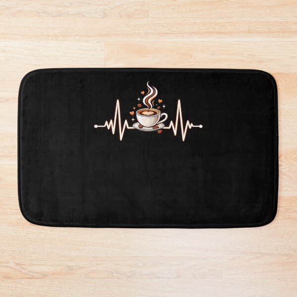 Item preview, Coffee Heartbeat Coffee Lover designed and sold by smiadraspi.