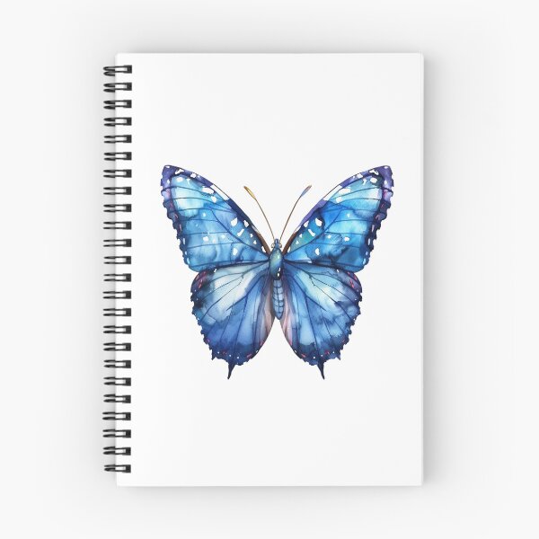 Item preview, Blue Butterfly | Elegant Nature Aesthetic Art designed and sold by Mandayartstudio.