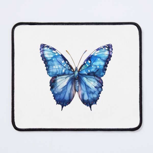 Item preview, Blue Butterfly | Elegant Nature Aesthetic Art designed and sold by Mandayartstudio.