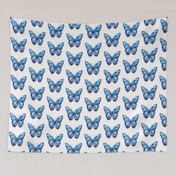 Item preview, Blue Butterfly | Elegant Nature Aesthetic Art designed and sold by Mandayartstudio.