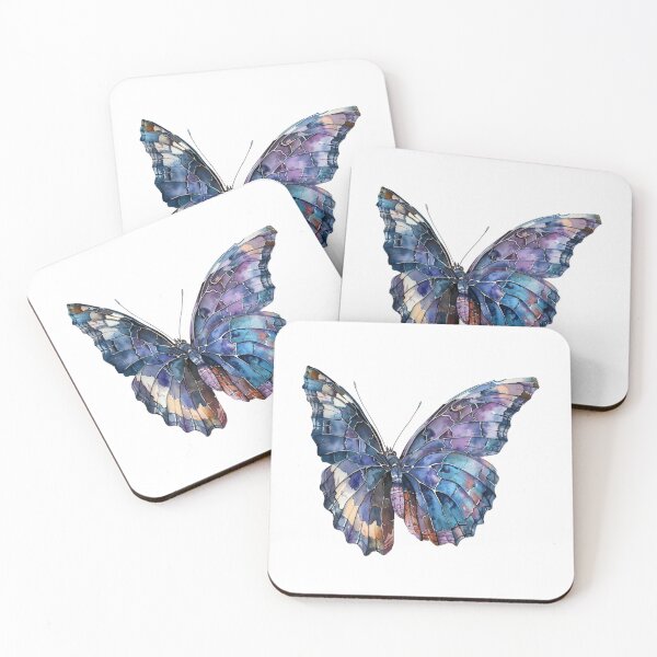 Item preview, Blue Butterfly | Elegant Nature Aesthetic Art designed and sold by Mandayartstudio.