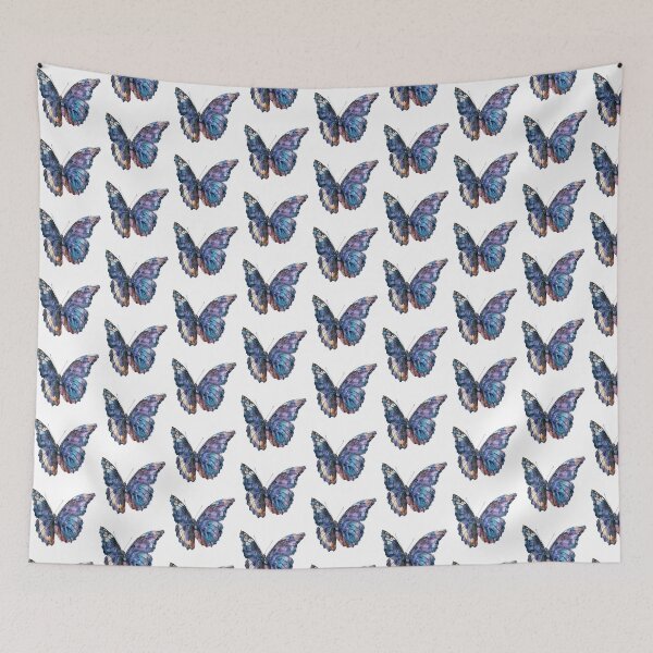 Item preview, Blue Butterfly | Elegant Nature Aesthetic Art designed and sold by Mandayartstudio.