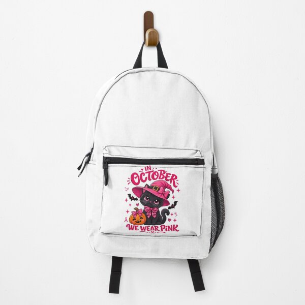 Item preview, In October We Wear Pink Black Cat designed and sold by NoeValdric.