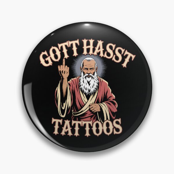 Item preview, Gott hasst Tattoos – lustiger Spruch für Tätowierte designed and sold by LoFizzy.