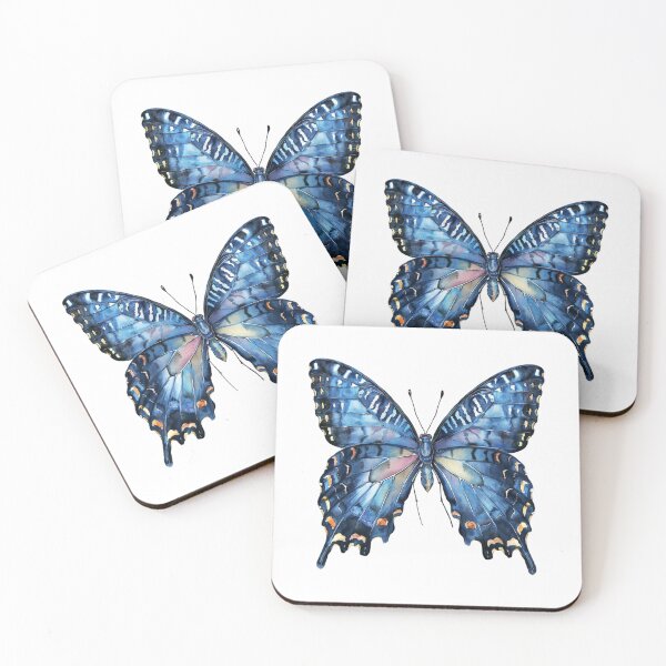 Item preview, Blue Butterfly | Elegant Nature Aesthetic Art designed and sold by Mandayartstudio.
