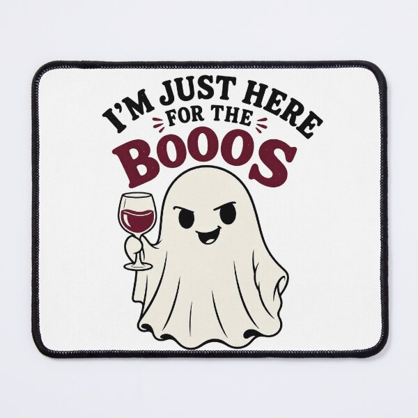Item preview, I'm Just Here for the Booos Wine Ghost designed and sold by Hermits-Loft.