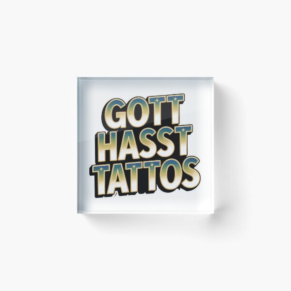 Item preview, Gott hasst Tattoos – lustiger Spruch für Tätowierte designed and sold by LoFizzy.