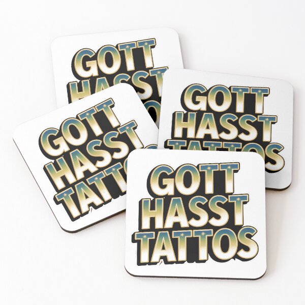 Artikelvorschau, Gott hasst Tattoos – lustiger Spruch für Tätowierte entworfen und verkauft von LoFizzy.
