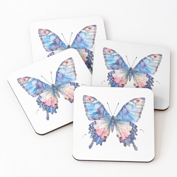 Item preview, Blue Butterfly | Elegant Nature Aesthetic Art designed and sold by Mandayartstudio.