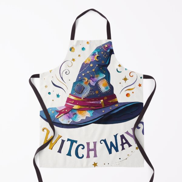 Item preview, Witch Way Pun - Celestial 3D Papercut Magical Witch Hat designed and sold by MT-Hub | Art for Every Soul.