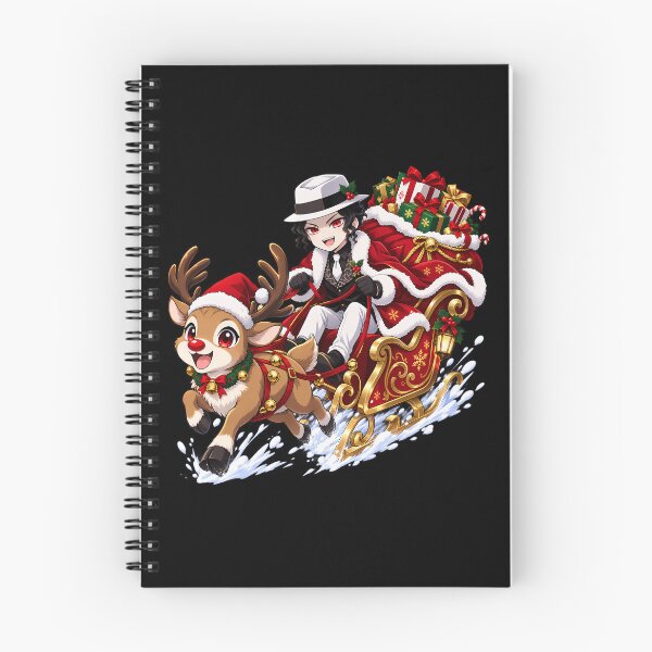 Item preview, Muzan Kibutsuji Demon Slayer Christmas Reindeer Sleigh Delivery designed and sold by SolenneAzur.