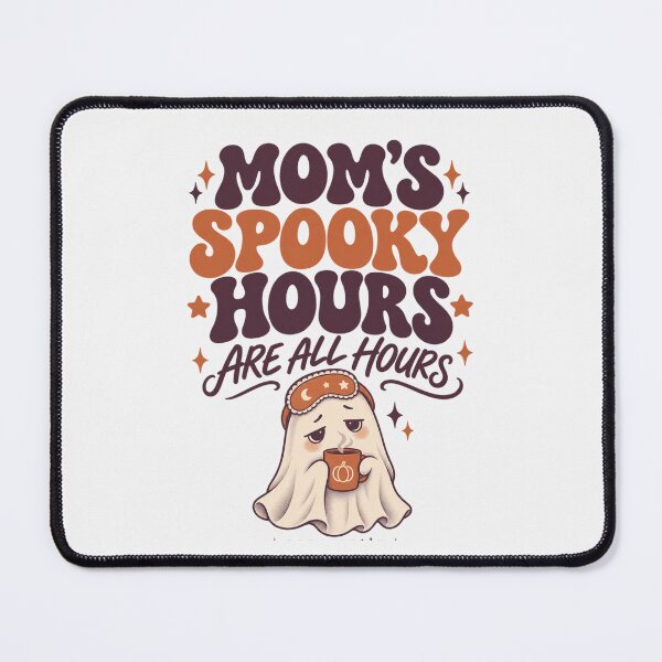 Item preview, Mom’s Spooky Hours Are All Hours Cute Halloween Mom Shirt designed and sold by PhylonBoxx.