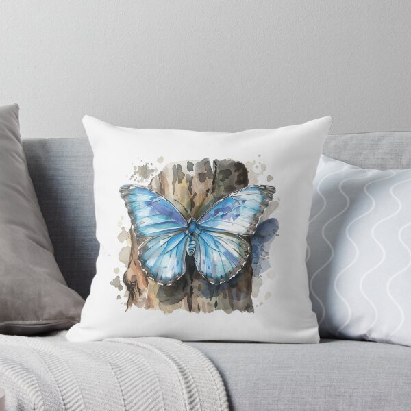 Item preview, Blue Butterfly | Elegant Nature Aesthetic Art designed and sold by Mandayartstudio.